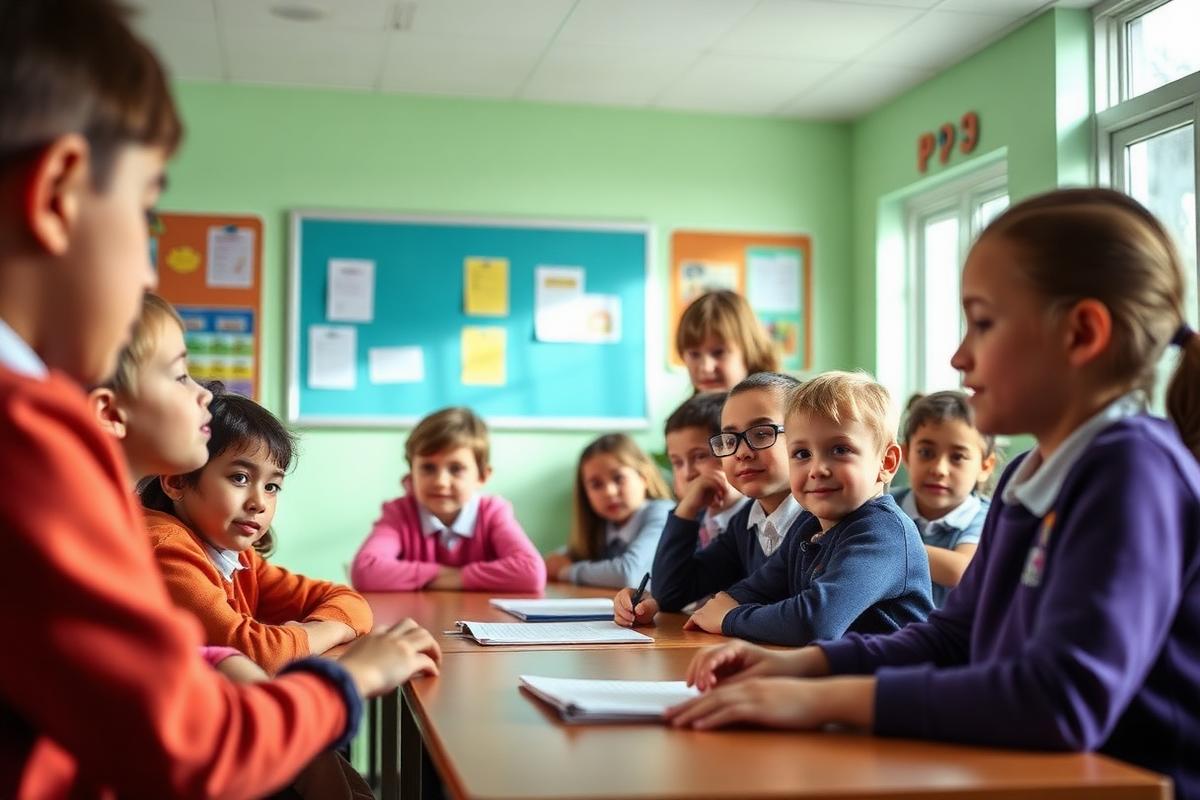 Children's English class at Northbridge English Academy